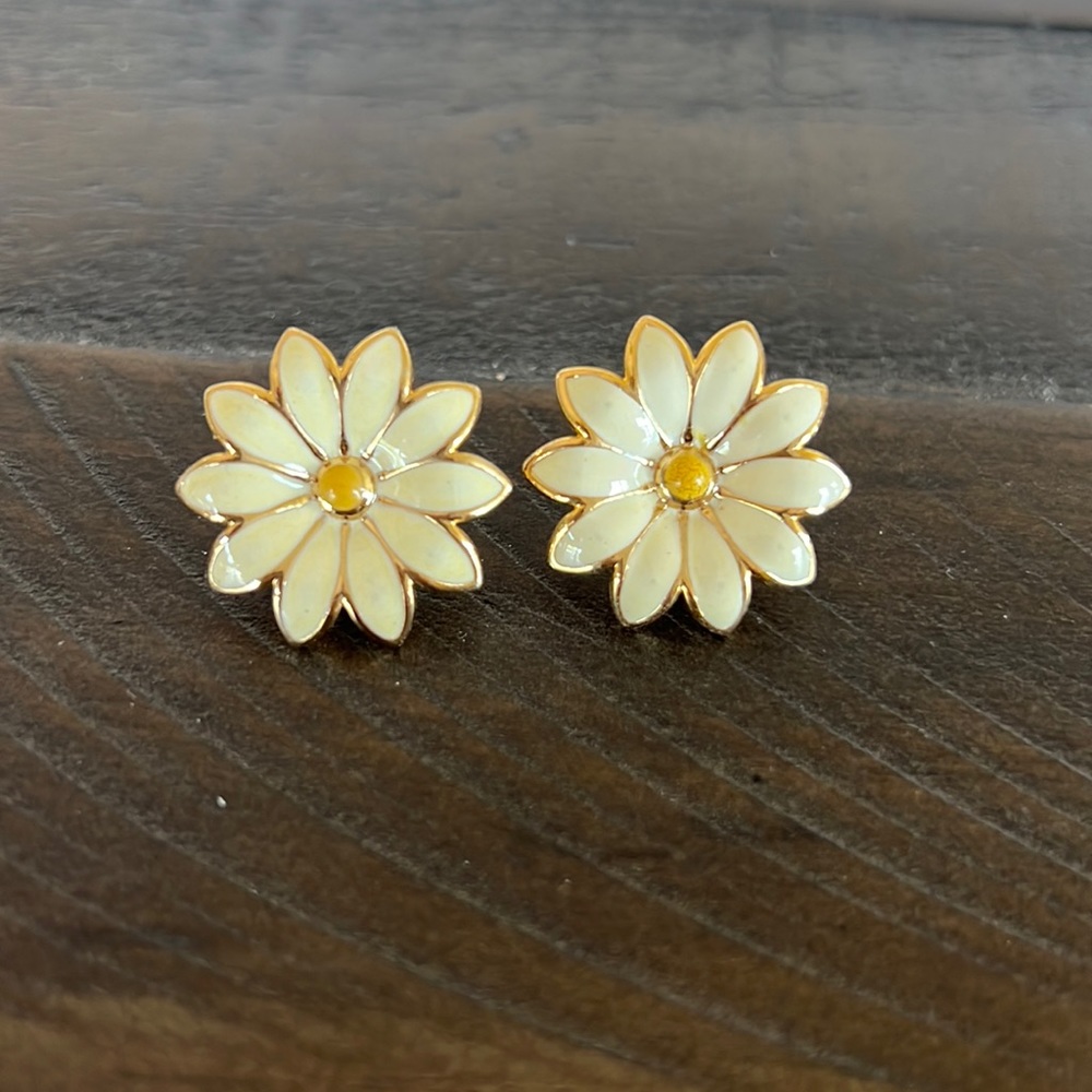 Flower Gold Earrings